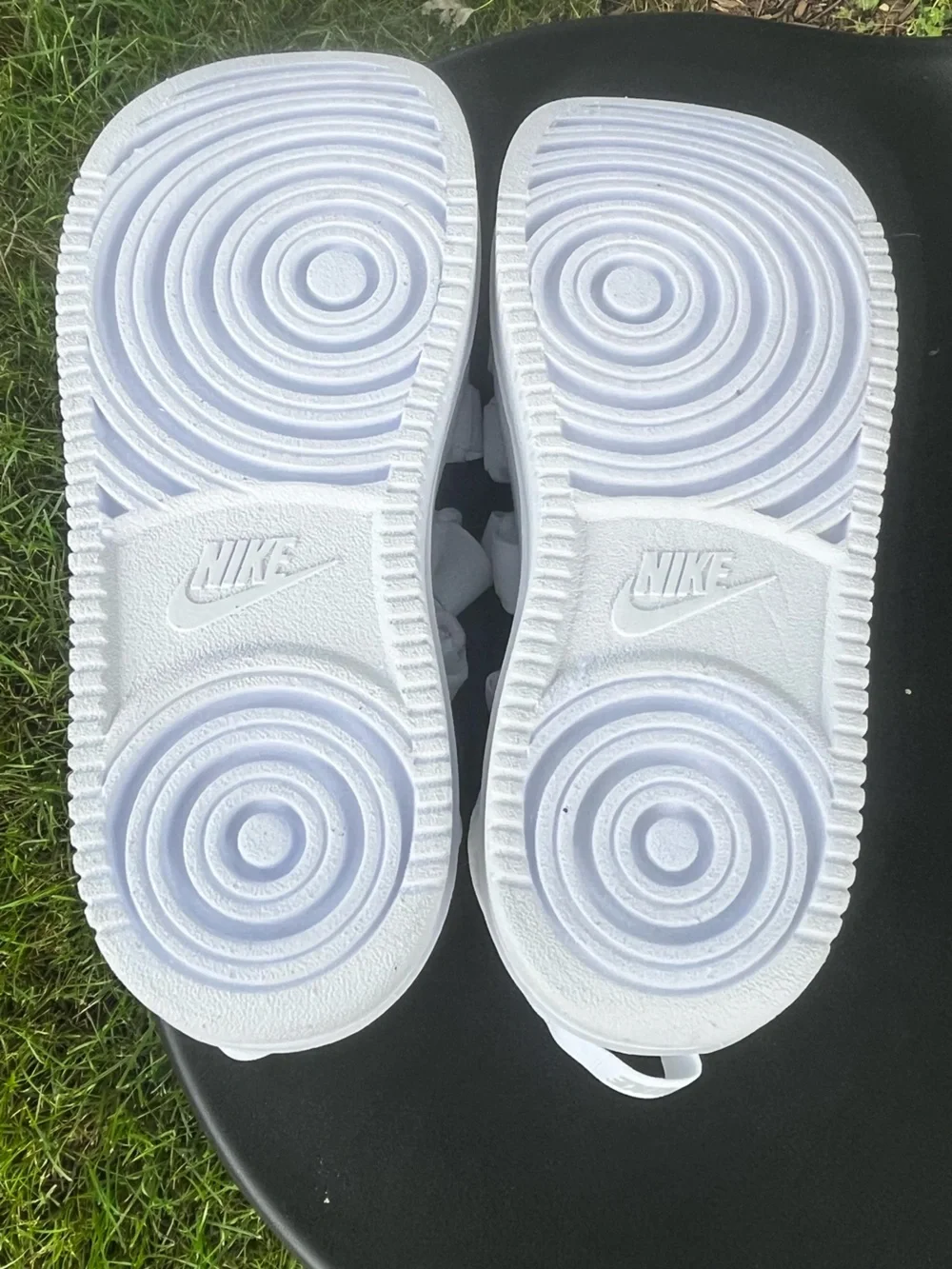 Nike Icon Classic Platform White Strappy Sandals size 10